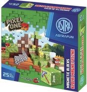 Zestaw klocków magnetycznych AstraFun Pixel One Farma - 25 szt.